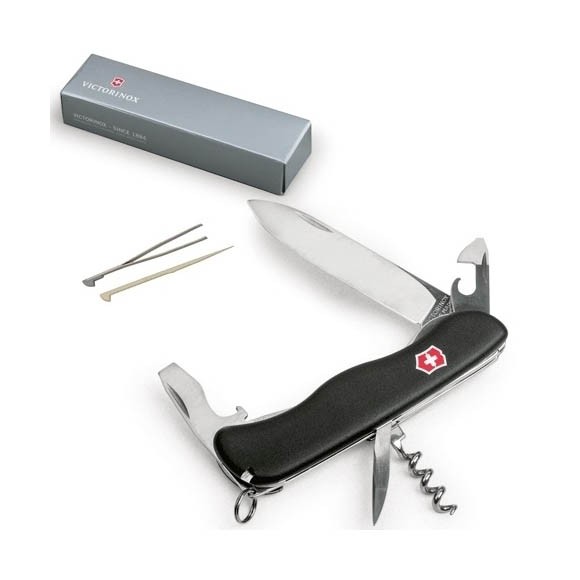 Нож Victorinox Nomad, 111 мм, 11 функций, черный, 0.8353.3 Нож Victorinox Nomad, 111 мм, 11 функций, черный, 0.8353.3