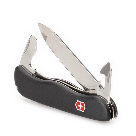 Нож Victorinox Nomad, 111 мм, 11 функций, черный, 0.8353.3 Нож Victorinox Nomad, 111 мм, 11 функций, черный, 0.8353.3
