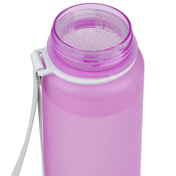 Бутылка тритановая арт. 720-1000, 1000 мл, лавандовая матовая, с ситечком Бутылка тритановая арт. 720-1000, 1000 мл, лавандовая матовая, с ситечком