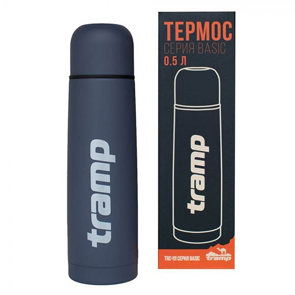 Термос Tramp Basic 0,5 л., серый, TRC-111