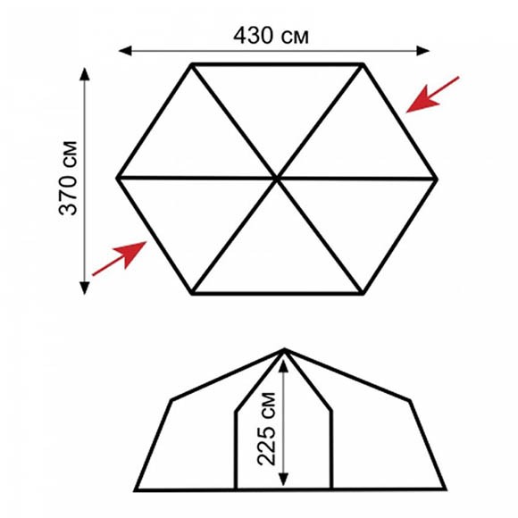 Шатёр Tramp Lite Mosquito green, зеленый, TLT-033.04 Шатёр Tramp Lite Mosquito green, зеленый, TLT-033.04