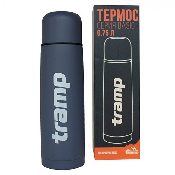 Термос Tramp Basic 0,75 л., серый, TRC-112