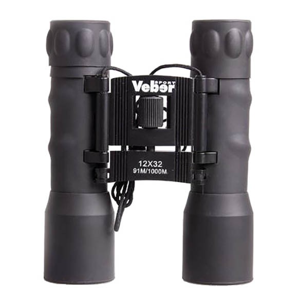 Бинокль Veber Sport БН 12x32, черный