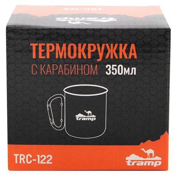 Термокружка Tramp с карабином, 350мл, TRC-122 Термокружка Tramp с карабином, 350мл, TRC-122