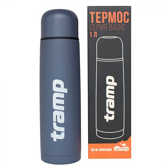 Термос Tramp Basic 1 л., серый, TRC-113