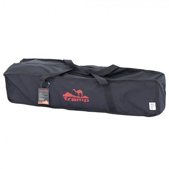 Кресло раскладное с жесткими подлокотниками, алюминий, Tramp TRF-004