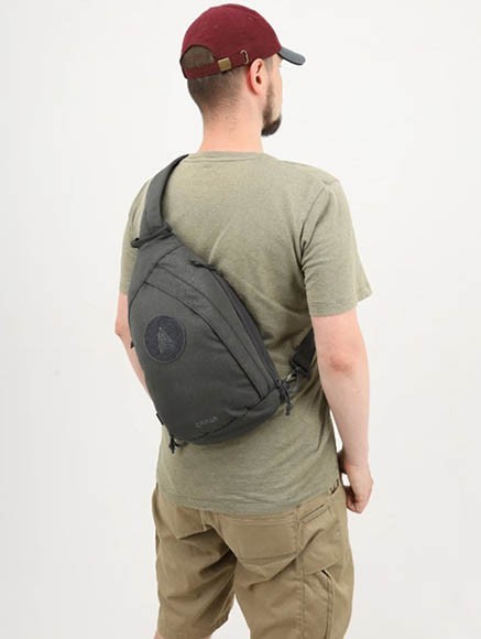 Рюкзак тактический однолямочный Сплав Drop серый Рюкзак тактический однолямочный Сплав Drop серый