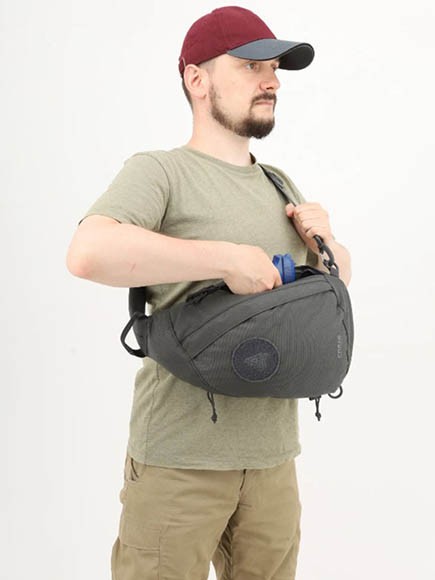 Рюкзак тактический однолямочный Сплав Drop серый Рюкзак тактический однолямочный Сплав Drop серый