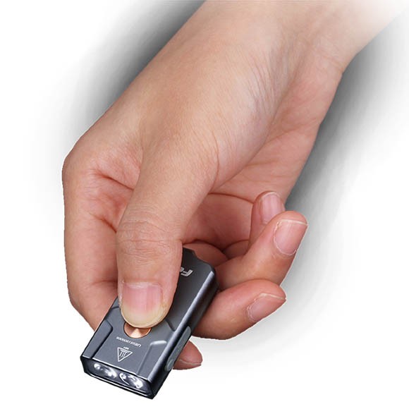 Фонарь Fenix E03R, серый