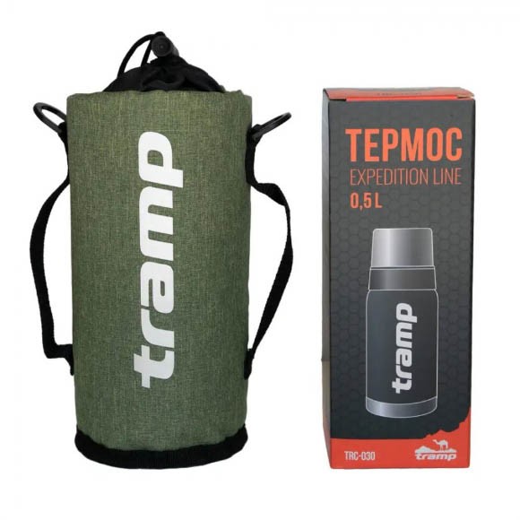 Термочехол для термоса Tramp 0,5л., оливковый, TRA-288 Термочехол для термоса Tramp 0,5л., оливковый, TRA-288