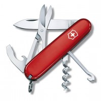 Швейцарский нож Victorinox Compact, 91 мм, 15 функций, красный (1.3405)