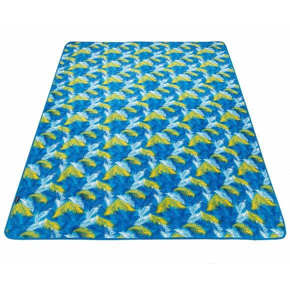 Плед King Camp PicnicBlanket Palm Blue, 200x150, арт. 4707