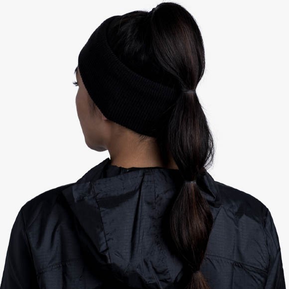 Повязка Buff CrossKnit Headband Solid Black 126484.999.10.00 Повязка Buff CrossKnit Headband Solid Black 126484.999.10.00