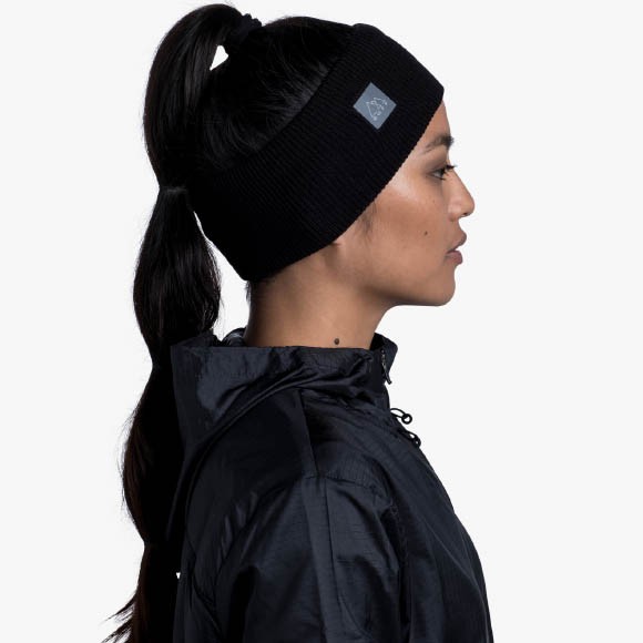 Повязка Buff CrossKnit Headband Solid Black 126484.999.10.00 Повязка Buff CrossKnit Headband Solid Black 126484.999.10.00