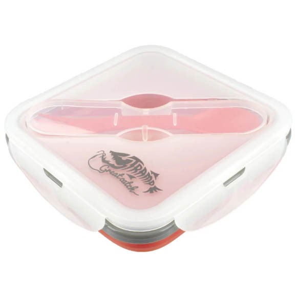 Контейнер Tramp силиконовый с ловилкой 400 мл, TRC-144 Контейнер Tramp силиконовый с ловилкой 400 мл, TRC-144