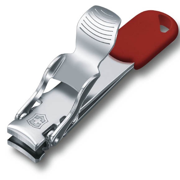 Книпсер Victorinox с отверстием для шнурка, сталь, красный, в блистере, 8.2050.B1	