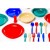 Набор посуды пластиковой (4 персоны) Tramp TRC-053 (пластик)