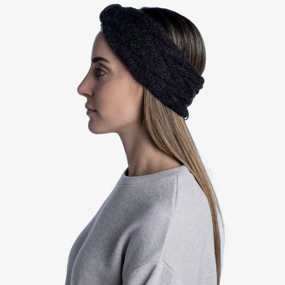 Повязка Buff Knitted Headband CARYN Graphite 126465.901.10.00 Повязка Buff Knitted Headband CARYN Graphite 126465.901.10.00