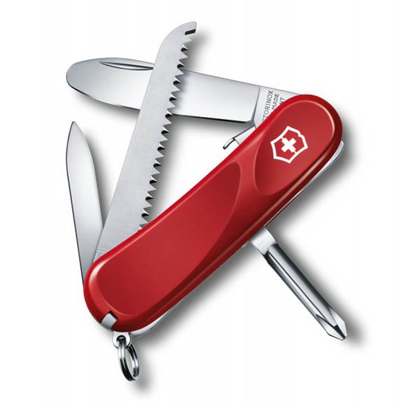 Швейцарский нож Victorinox Junior 09, 85 мм, 8 функций, красный (2.4213.SKE)