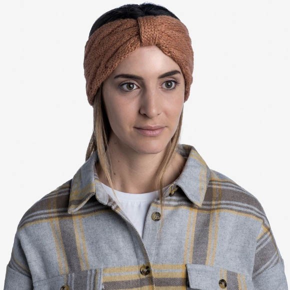 Повязка Buff Knitted Headband CARYN Rosewood 126465.341.10.00 Повязка Buff Knitted Headband CARYN Rosewood 126465.341.10.00
