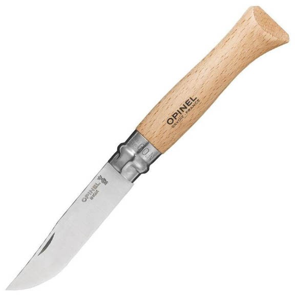 Нож Opinel №9, нержавеющая сталь, дубовая рукоять, в картонной коробке, 002424