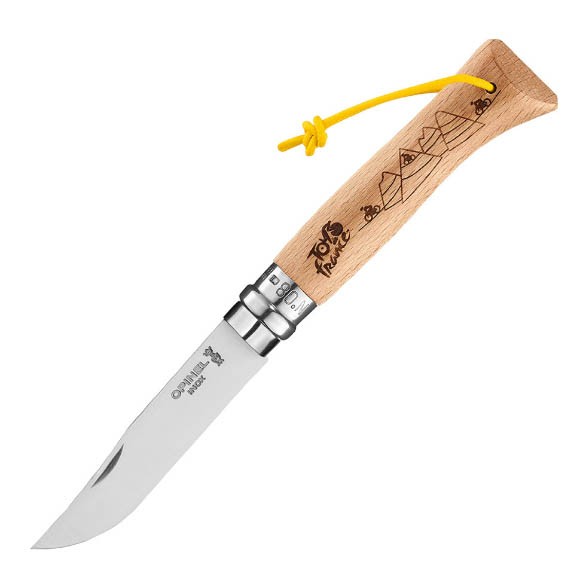 Нож Opinel №8, Tour de France - Engraved 2021, 002439