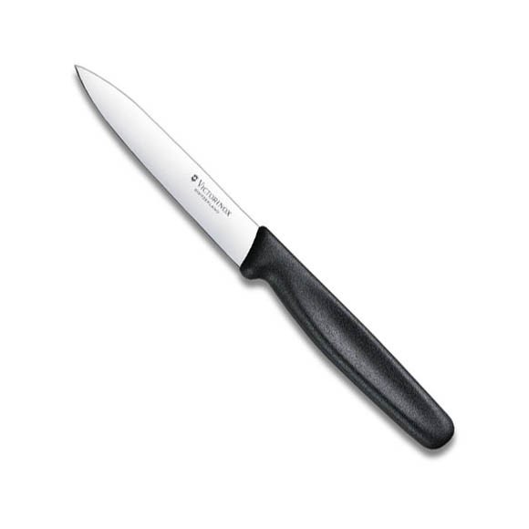 Швейцарский нож Victorinox для очистки овощей, лезвие 10 см, черный (5.0703)