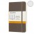 Блокнот Moleskine Classic Pocket 90x140мм 192стр. линейка твердая обложка коричневый, MM710P14