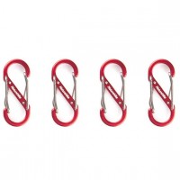 Карабин многофункциональный Naturehike NH20GS004 S-Type 4 см, 4шт