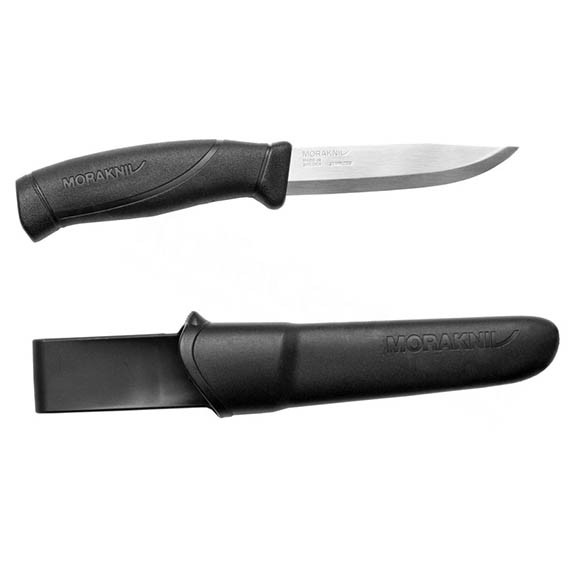 Нож Morakniv Companion Black, нержавеющая сталь, цвет черный, 12141