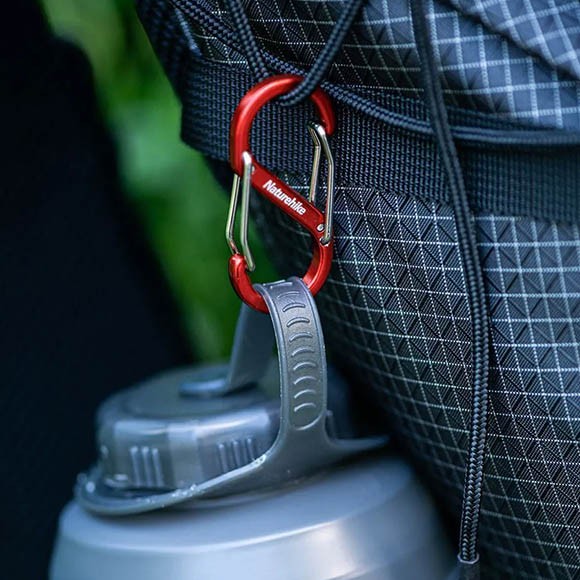 Карабин многофункциональный Naturehike NH20GS004 S-Type 5 см, 2шт