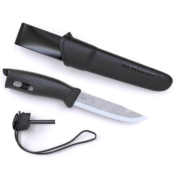 Нож Morakniv Spark Black, нерж сталь, цвет черный