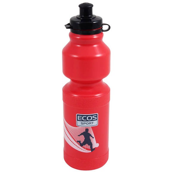 Бутылка для воды ECOS VEL-25, 750 мл, красная