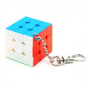 Брелок MoYu 3x3x3 MeiLong 3.5см, цветной пластик