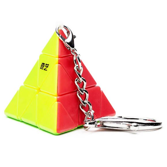 Брелок QiYi MoFangGe Pyraminx, цветной пластик