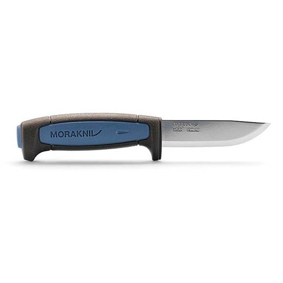 Нож Morakniv Pro S, нержавеющая сталь, резиновая ручка с синей вставкой, 12242 Нож Morakniv Pro S, нержавеющая сталь, резиновая ручка с синей вставкой, 12242