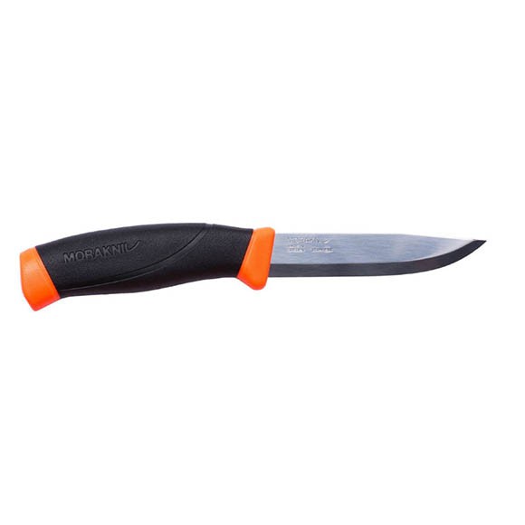 Нож Morakniv Companion F Orange, нерж. сталь,прорезиненная рукоять с оранжевыми накладками