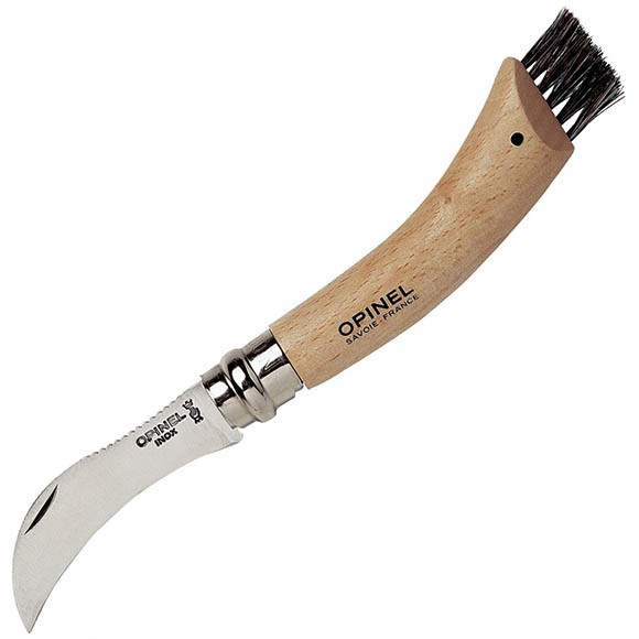 Нож грибника Opinel №8, нержавеющая сталь, рукоять бук, 001252
