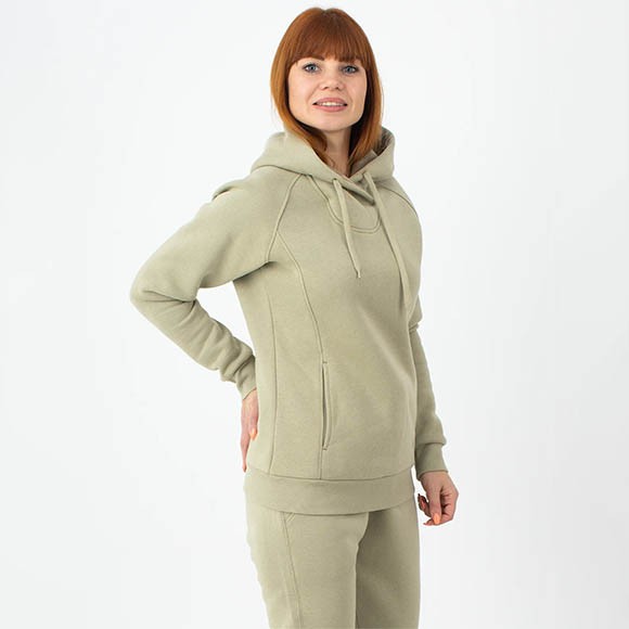 Толстовка женская Сплав Legacy оливковая Толстовка женская Сплав Legacy оливковая