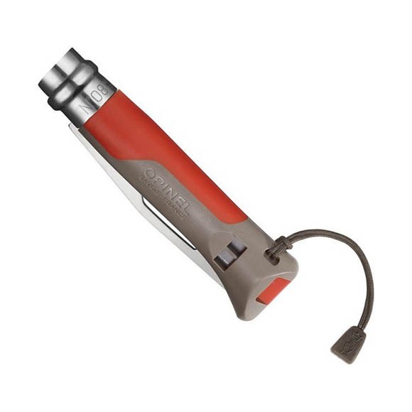 Нож Opinel №8 Outdoor Earth, нержавеющая сталь, красный Нож Opinel №8 Outdoor Earth, нержавеющая сталь, красный