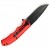 Нож складной Stinger FK-A175BK, 92 мм, чёрный, рукоять: пластик, красная, картонная коробка