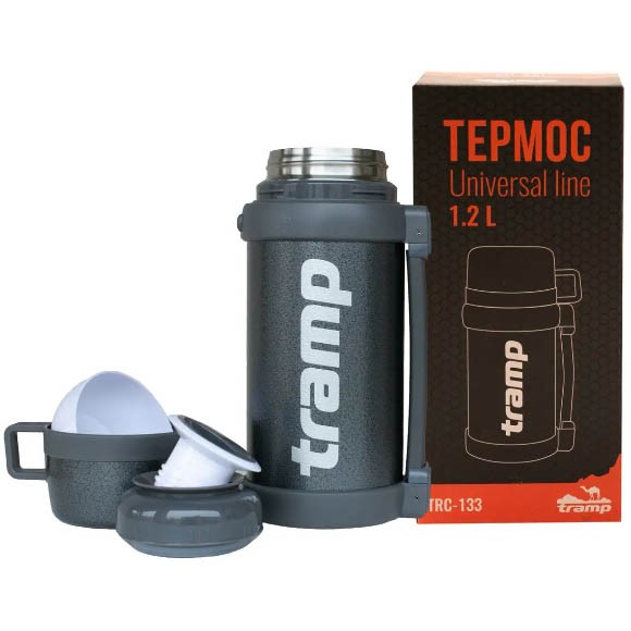 Термос Tramp Universal 1,2 л, серый, TRC-133 Термос Tramp Universal 1,2 л, серый, TRC-133
