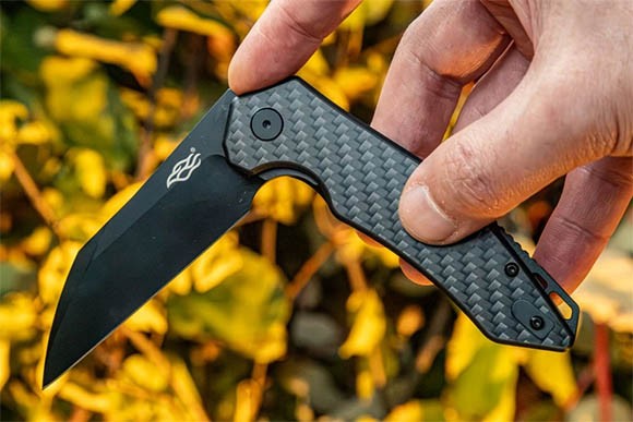 Нож складной туристический Firebird FH31B-CF D2 Steel, Carbon