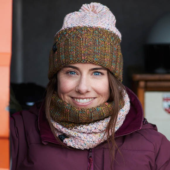 Шапка Buff Knitted & Fleece Band Hat Janna Rose 117851.512.10.00 Шапка Buff Knitted & Fleece Band Hat Janna Rose 117851.512.10.00