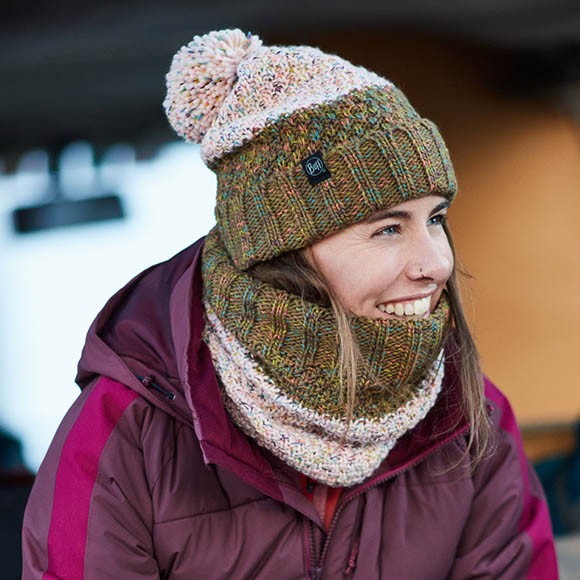 Шапка Buff Knitted & Fleece Band Hat Janna Rose 117851.512.10.00 Шапка Buff Knitted & Fleece Band Hat Janna Rose 117851.512.10.00