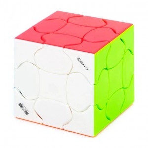 Кубик Рубика QiYi MoFangGe Fluffy cube 3x3x3, цветной пластик