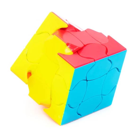 Кубик Рубика QiYi MoFangGe Fluffy cube 3x3x3, цветной пластик Кубик Рубика QiYi MoFangGe Fluffy cube 3x3x3, цветной пластик