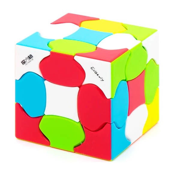 Кубик Рубика QiYi MoFangGe Fluffy cube 3x3x3, цветной пластик Кубик Рубика QiYi MoFangGe Fluffy cube 3x3x3, цветной пластик