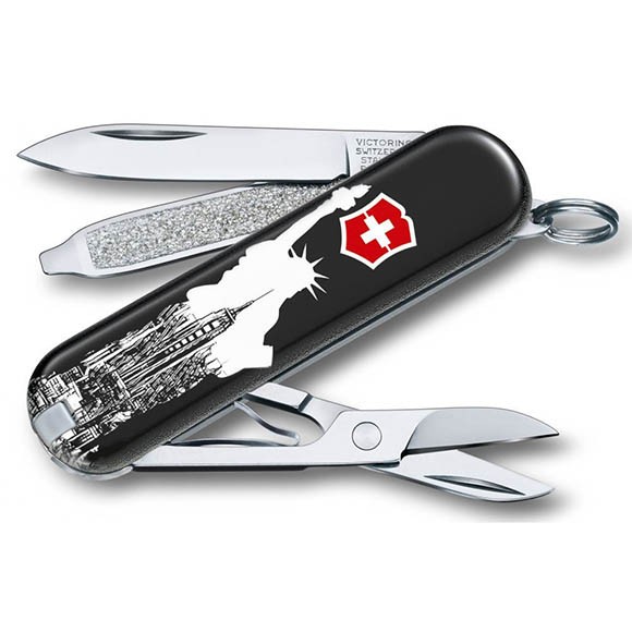 Нож-брелок Victorinox Classic, LE, 58 мм, 7 функций, "New York", 0.6223.L1803 Нож-брелок Victorinox Classic, LE, 58 мм, 7 функций, "New York", 0.6223.L1803