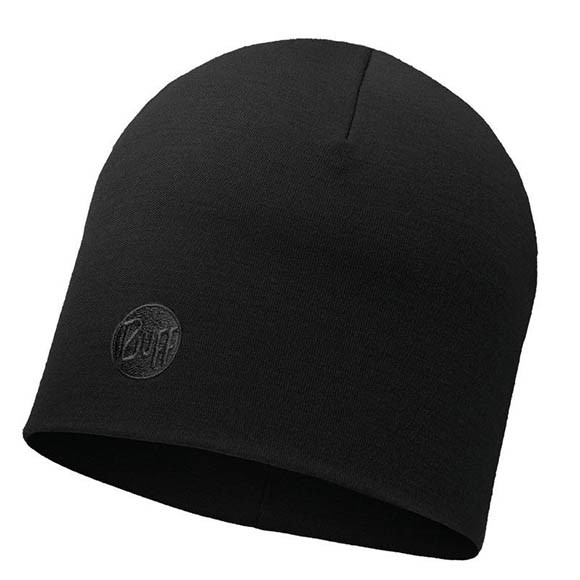 Шапка Buff Heavyweight Merino Wool Hat Solid Black 113028.999.10.00